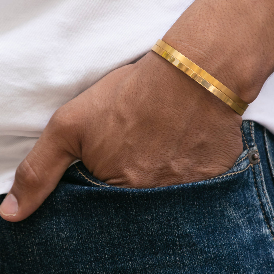 Gold Plated Bracelet (Kada)